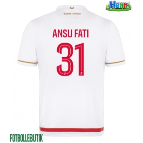 AS Monaco Ansu Fati #31 Hemmatröja 2025-26 Kortärmad